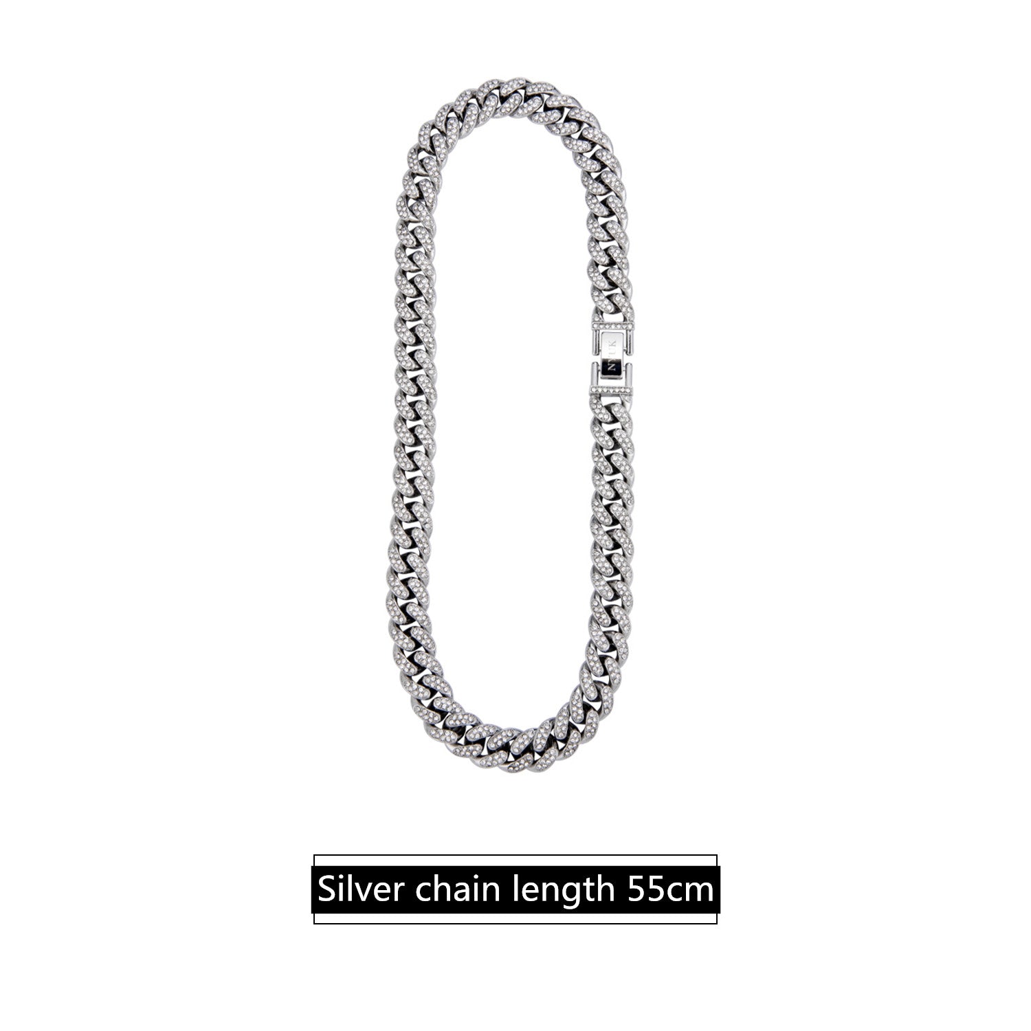 Collier cubain multicolore strass