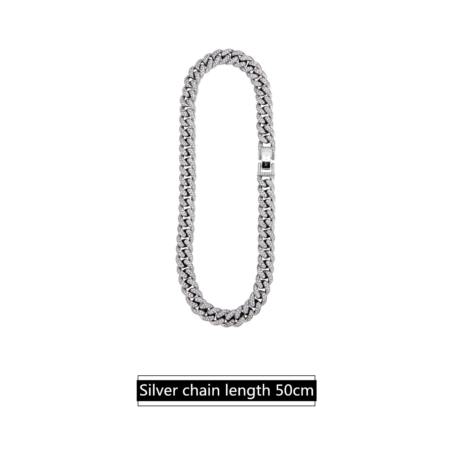 Collier cubain multicolore strass