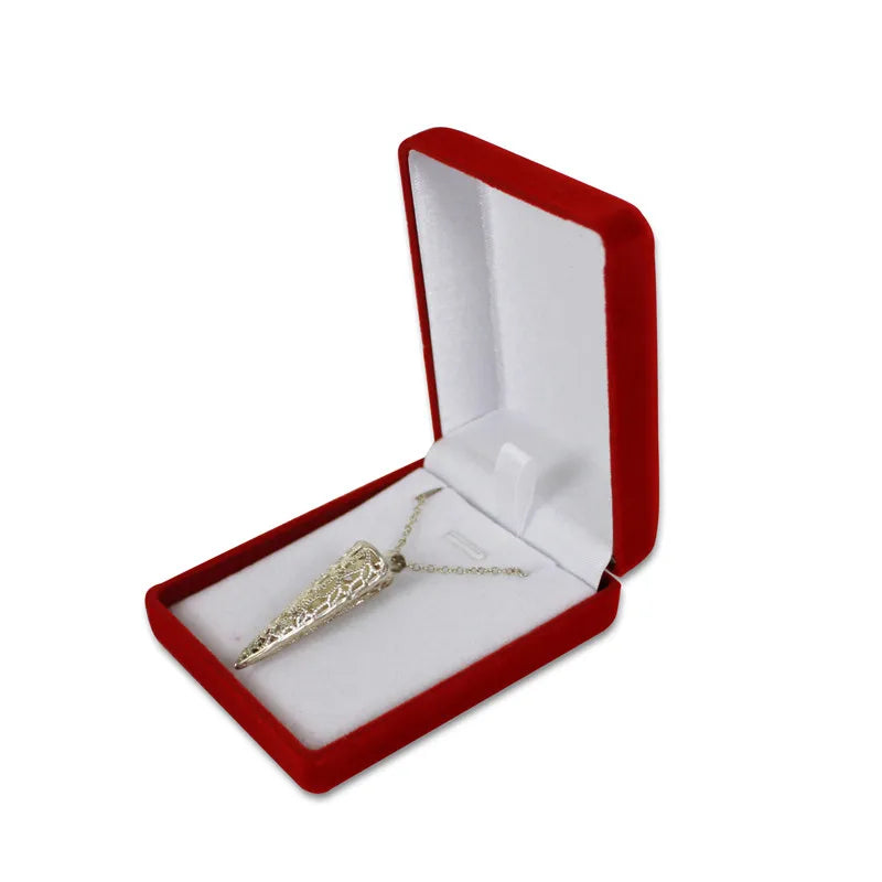 Boîte à bijoux de mariage en velours colliers, pendentifs, boucles d'oreilles et autres petits objets