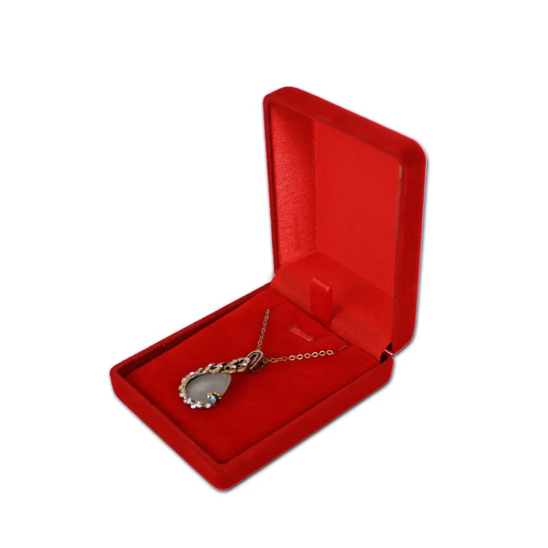 Boîte à bijoux de mariage en velours colliers, pendentifs, boucles d'oreilles et autres petits objets